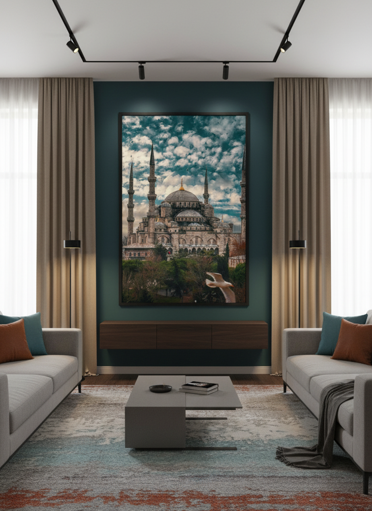 The Blue Serenity – Sultan Ahmed Mosque Wall Art