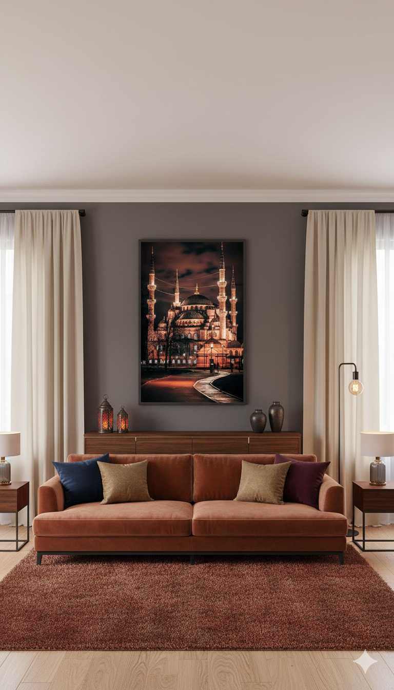 The Blue Mosque – Harmony in Architecture Wall Art