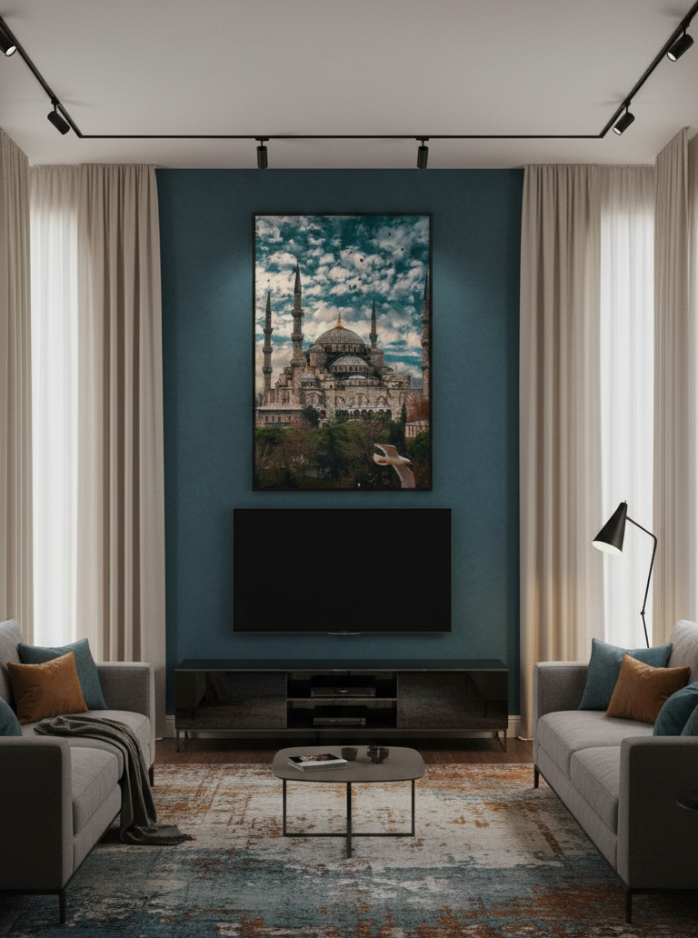 The Blue Serenity – Sultan Ahmed Mosque Wall Art