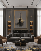 Parisian Grace – The Eiffel Tower Wall Art