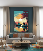 Quiet Pursuit – The Fisherman’s Calm Wall Art