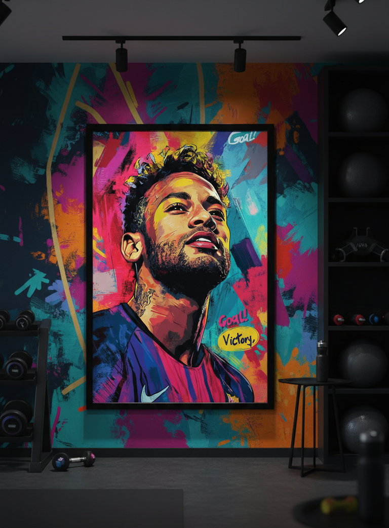 The Flair – Neymar Wall Art Panel