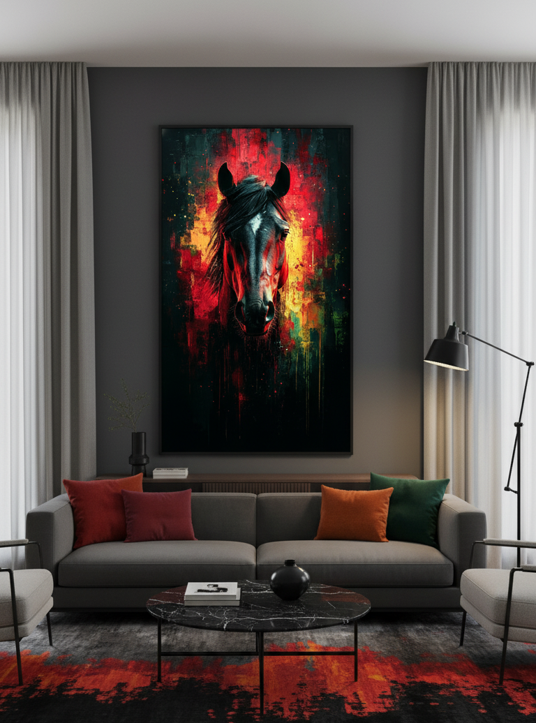 The Graceful Horse Wall Art Panel