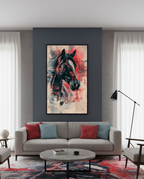 The Horse In Focus Wall Art Panel