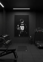 The Legend in Motion – Messi No.10 Wall Art