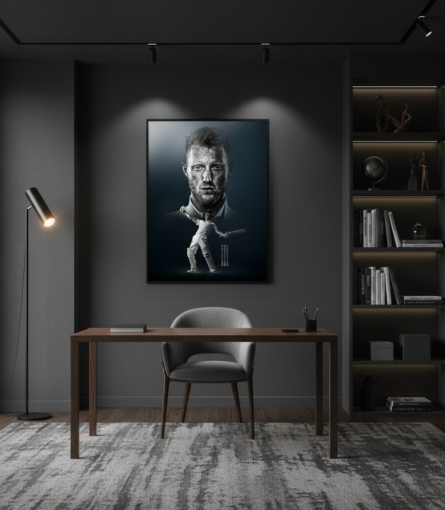 The Power Play – Ben Stokes Portrait