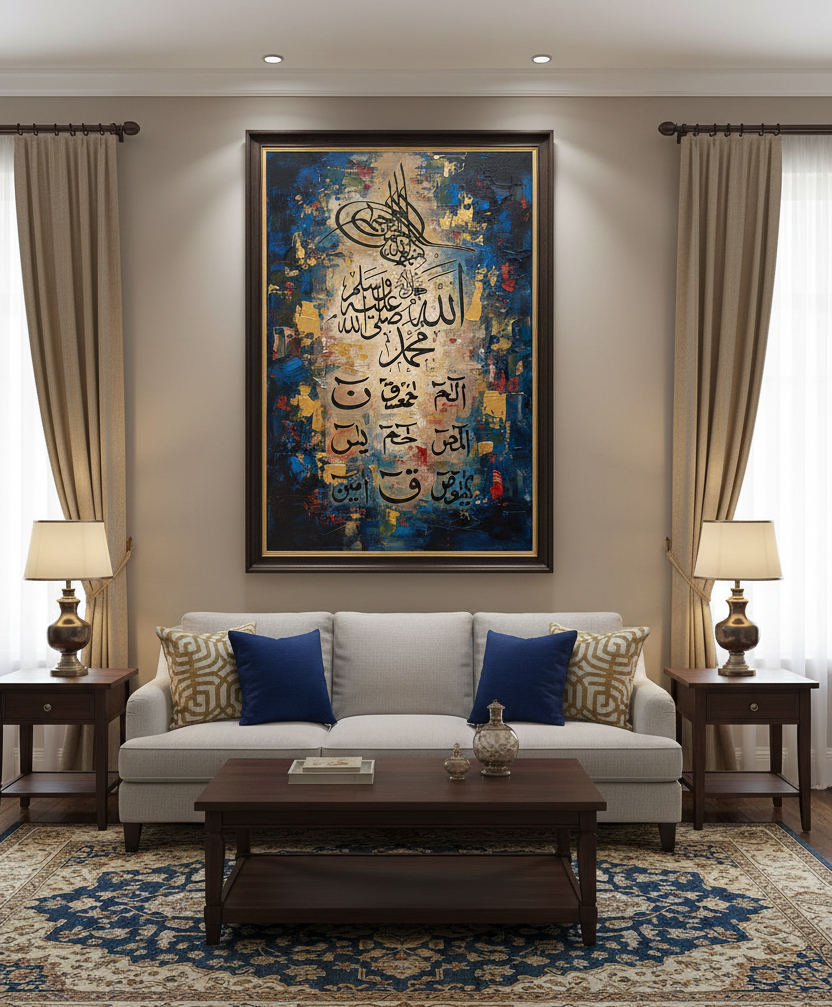 The Preserved Tablet – Lohe Qurani Islamic Wall Art