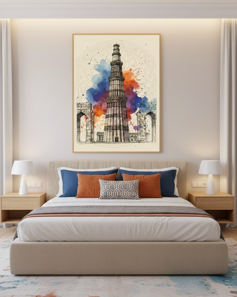 The Tower of Legacy – Qutub Minar Wall Art