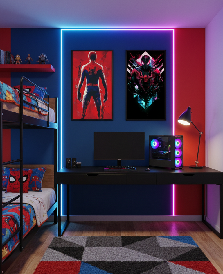 The Web Warrior – Two Panel Spider-Man Wall Art