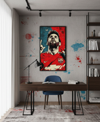 The Legend’s Focus – Messi Wall Art