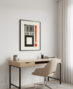 Think Outside the Box – Creative Quote Wall Art