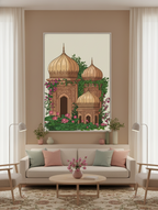 Timeless Grandeur – Mughal Fort Front View Wall Art