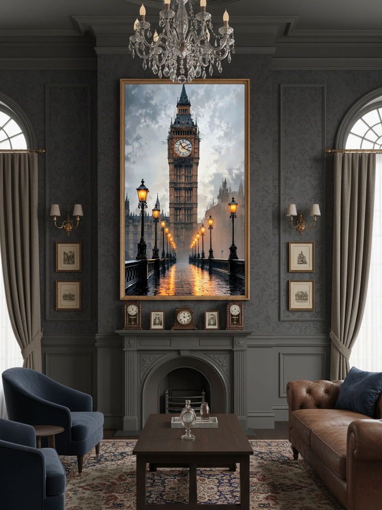 Timeless Grandeur – The London Tower Wall Art