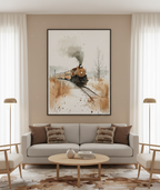 Through the Wilderness – The Passing Train Wall Art