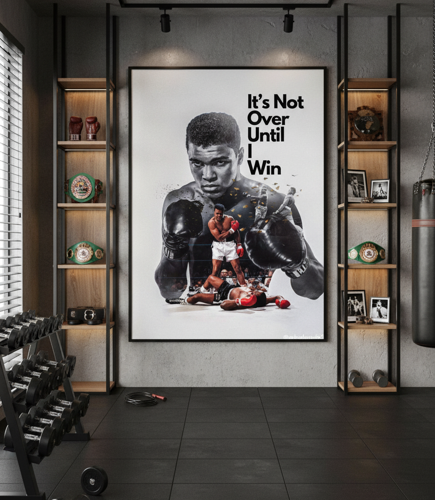 Unstoppable Spirit – Muhammad Ali Wall Art