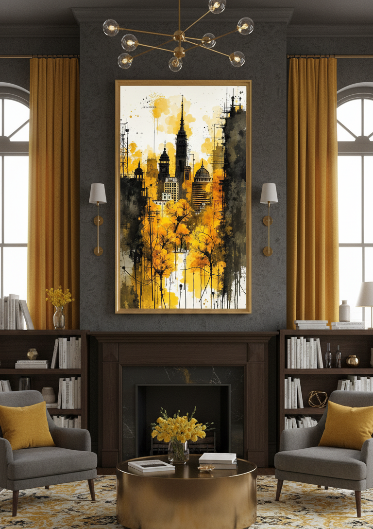 Urban Geometry – Abstract Architecture Wall Art