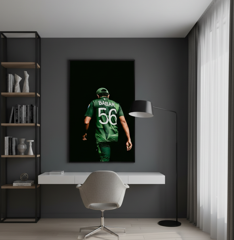 Walk of Glory – Babar Azam Wall Art