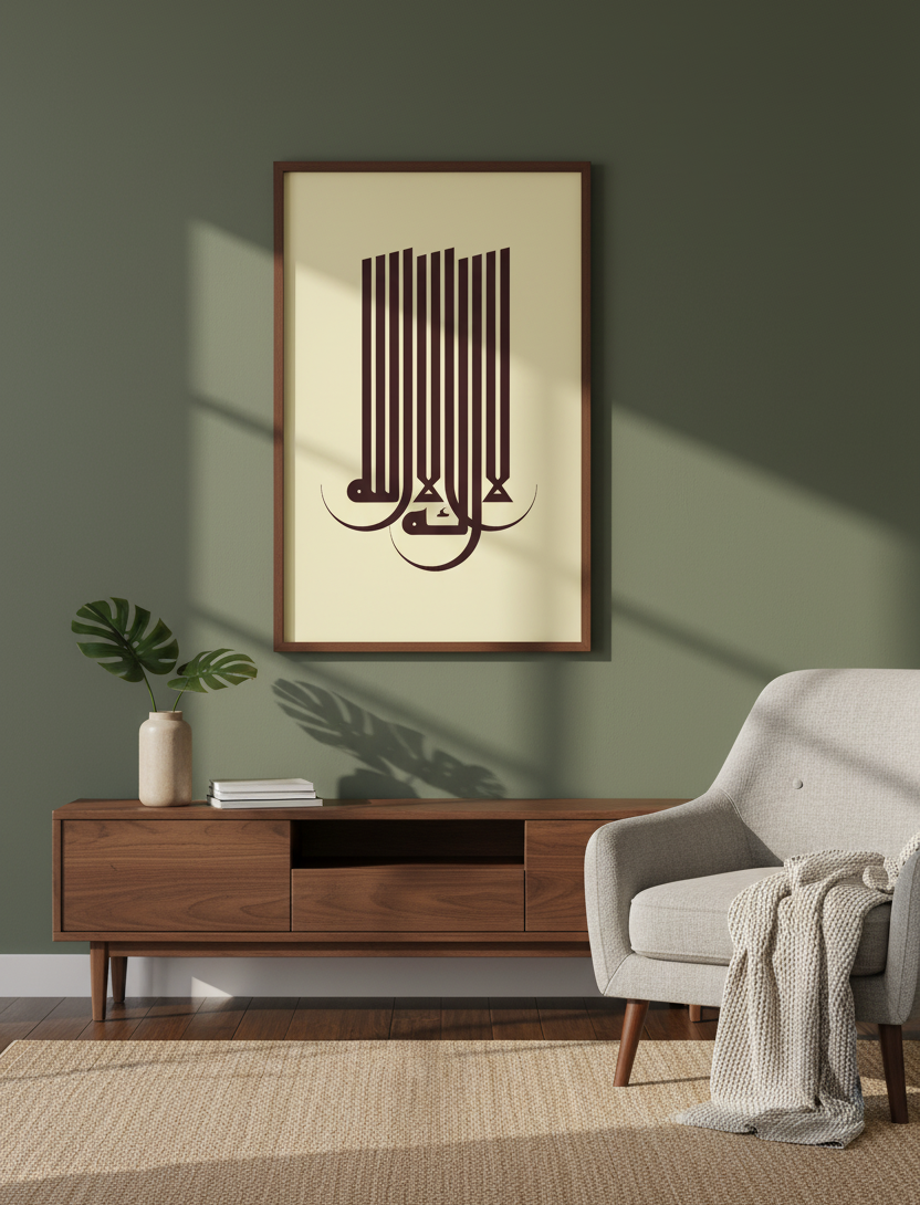 There Is No God But Allah Wall Art Panel