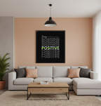Stay Positive – Motivational Quote Wall Art