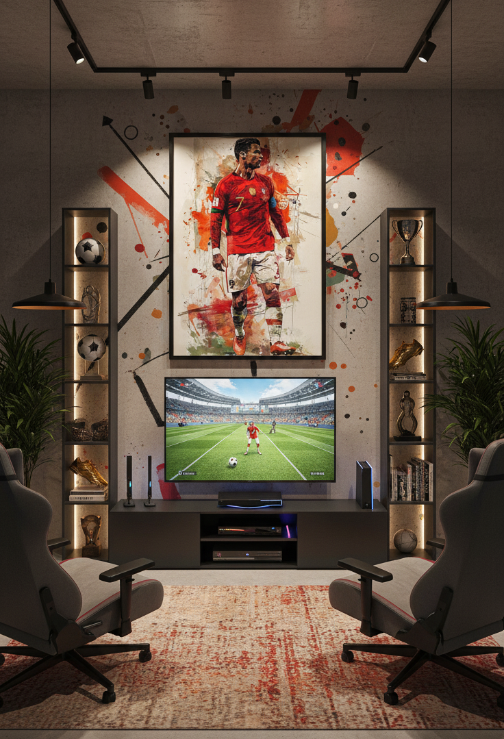 The Legend Stands – Cristiano Ronaldo Wall Art Panel