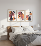 Earthen Bloom – Boho Pots & Flowers Wall Art