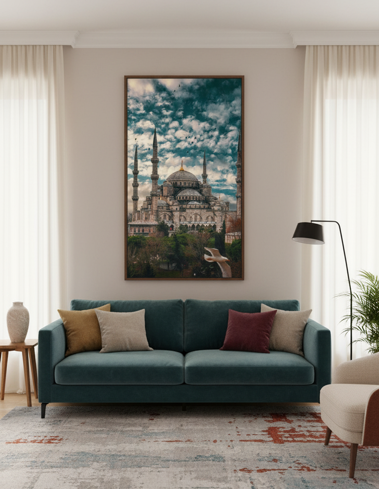The Blue Serenity – Sultan Ahmed Mosque Wall Art