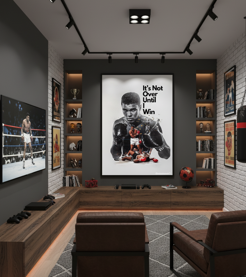 Unstoppable Spirit – Muhammad Ali Wall Art