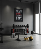 Train for the Worst – Motivational Wall Art