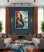 Golden Horizon – Cliffside at Sunset Wall Art